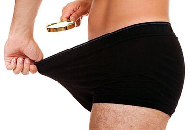 Übungen und Gewichte zur Vergrößerung des Penis.